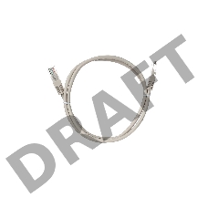 Коммутационный шнур Патчкорд литой Aopen/Qust ANP511_1M UTP кат.5е 1м серый