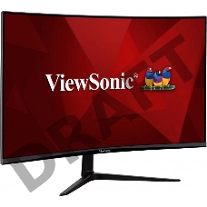Монитор жидкокристаллический ViewSonic LCD 32'' [16:9] 1920х1080(FHD) VA, Curved, nonGLARE, 300cd/m2, H178°/V178°, 4000:1, 80M:1, 16,7 миллионов цветов, 1ms, VGA, 2xHDMI, DP, Tilt, Speakers, 3Y, Black