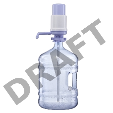 Помпа для 19л бутыли Hotfrost A25 механический серый/синий