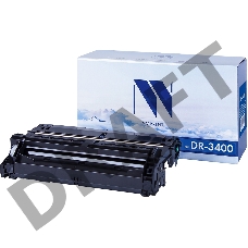 Барабан NVPrint совместимый Brother DR-3400 для HL-L5000D/L5100DN/L5100DNT/L5200DW/L5200DWT/L6250DN/L6300DW/L6300DWT/L6400DW/L6400DWT/DCP-L5500DN/L6600DW/MFC-L5700DN/L5750DW/L6800DW (30000k)