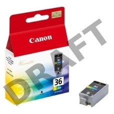 Картридж струйный CLI-36Color (1511B001) для Canon Mini Pixma 260, Цветной, 250стр.