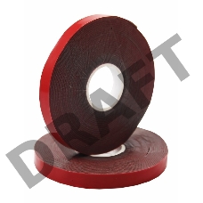 Двухсторонний скотч REXANT, серый, на HBA акриловой основе, 6 мм, ролик 5 м