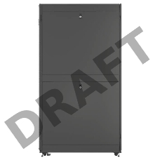 Блок розеток Vertiv Rack 48U 2265mm H x 600mm W x 1215mm D with 77% Perforated Locking Front Door, 77% Perforated Split Locking Rear Doors, Color RAL 7021 Black gray