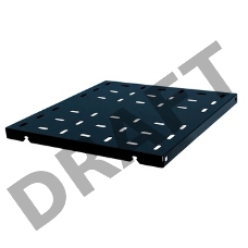 Полка стационарная C3 Solutions SSt580 B NT081950 1U нагр.:200кг. 19