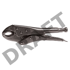 Зажим SPARTA 184305  ручной 250мм полукруглый захват