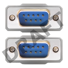 Кабель Greenconnect 10.0m 0-модемный COM RS-232 линковочный, DB9/DB9  9M/9M, серый, 30 AWG, GCR-DB902-10m