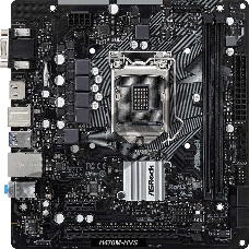 Материнская плата ASRock H470M-HVS LGA1200, H470, 2*DDR4, D-Sub+HDMI, 4xSATA3 6.0, 2xUSB 3.2, 4xUSB 2.0, mATX