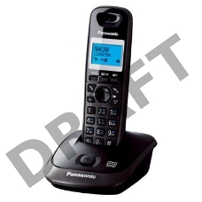 Телефон Panasonic KX-TG2521RUT (титан) {АОН, Caller ID,спикерфон,голосовой АОН,полифония,цифровой автоответчик}