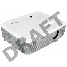 Проектор Optoma EH400 (DLP, 1080p 1920x1080, 4000Lm, 22000:1, 2xHDMI, MHL, 1x2W speaker, 3D Ready, lamp 10000hrs, WHITE)