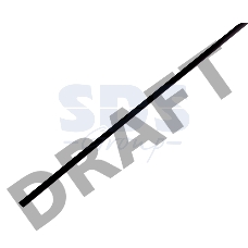 Термоусаживаемая трубка REXANT 15,0/7,5 мм, черная (бухта 100 м)