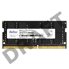 Память Netac 16Gb DDR4 2666Mhz DIMM SO-DIMM PC21300,  NTBSD4N26SP-16   C19
