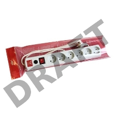 Сетевой фильтр Most LR 3м (6 розеток) белый (коробка)