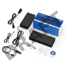 Док-станция Docking Station WAVLINK USB-C/Thunderbolt3/USB-A Quad 4K Display/100W PowerDelivery Include 20V/9A Power Adapter/ 4xUSB3.0/1xUSB-C/4xDP 4K 60HZ/4xHDMI 4K 60HZ/1xGigabit LAN/1xAudio In/Out/1xCardReader