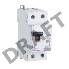 Выключатель автоматический дифференциального тока 2п (1P+N) C 20А 30мА тип AC 6кА DX3 2мод. Leg 411003