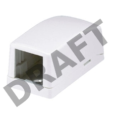 Розетка Panduit (CBX1AW-A) настенная 1мод. самокл. бел.