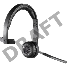 Наушники с микрофоном Logitech Wireless Headset Mono H820e (981-000512) черный беспроводные моно