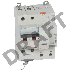 Выключатель автоматический дифференциального тока 2п C 16А 30мА тип AC 6кА DX3 4мод. Leg 411158