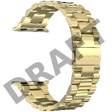 Ремешок из нержавеющей стали Lyambda Keid для Apple Watch 42/44 mm DS-APG-02-44-GL Gold