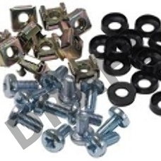 Набор ITK  закладных винтов-шайб-гаек под крестовую отвертку (M6x12мм)