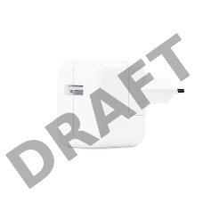 Сетевое зарядное устройство Apple 12W, 2400mA USB Power Adapter (only) rep. MD836ZM/A