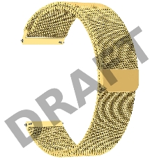 Универсальный ремешок из нерж. стали Lyambda Capella для часов 20 mm DS-GM-01-20-GL Gold