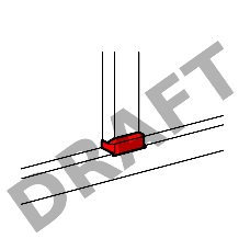 Отвод плоский для односекционных кабель-каналов DLP 50х105 - ширина профиля 105 Legrand