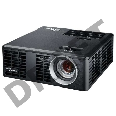 Проектор Optoma ML750e (DLP, LED, WXGA 1280x800, 700Lm, 15000:1, HDMI, USB, MHL, MicroSD, 1x1W speaker, 3D Ready, led 20000hrs, Black, 0.38kg)