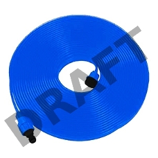 Дождеватель GREEN APPLE GWSH10-032  со шлангом, 3-рукавный, 15м