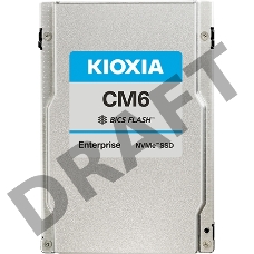 Серверный твердотельный накопитель KIOXIA SSD CM6-R, 3840GB, U.3(2.5