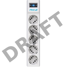 Сетевой фильтр ZIS PILOT Surge protector Pilot SG5 5 outlets (GP), 10A / 2.2kVt, automatic circuit-breaker, 7 m
