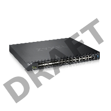Коммутатор Zyxel XS3800-28 L2+ switch , 4xRJ-45: 1 / 2.5 / 5 / 10G, 8xCombo (SFP: 1 / 10G, RJ-45: 1 / 2.5 / 5 / 10G), 16xSFP +