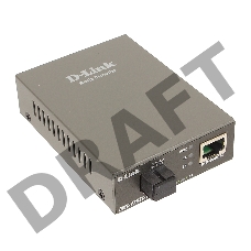 Сетевое оборудование D-Link DMC-F20SC-BXU/A1A WDM медиаконвертер с 1 портом 10/100Base-TX и 1 портом 100Base-FX с разъемом SC (ТХ: 1310 нм; RX: 1550 нм) для одномодового оптического кабеля (до 20 км)