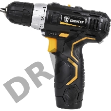 Аккумуляторная дрель DEKO GCD12DU3 (063-4096) 12 В/1,5 Ач, Li-Ion, 1500 об/мин, БЗП 10 мм, 1,02 кг