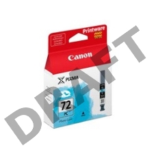 Картридж струйный PGI-72PC (6407B001), для Canon PRO-10, Фото-Голубой,  351стр.