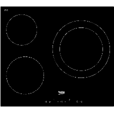 Варочная поверхность Beko HIC63401T черный