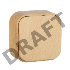 Электроустановочные изделия Legrand Legrand 782264 Переключатель 10A одноклавишный (Дерево)