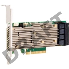 Контроллер MegaRAID 9460-16I SGL (05-50011-00), PCIe 3.1 x8 LP, SAS/SATA/NVMe, RAID 0,1,5,6,10,50,60, 16port(4 * int SFF8643), 4GB Cache, 3516ROC
