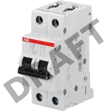 Выключатель автоматический модульный 2п C 25А 6кА S202 ABB 2CDS252001R0254