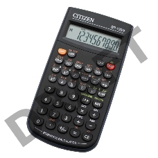 Калькулятор научный Citizen SR-135N 8+2 разряда черный 128 функций питание от батареи 