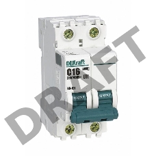 Выключатель автоматический модульный 2п C 16А 4.5кА ВА-101 DeKraft 11066DEK