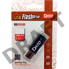 Флеш Диск Dato 64Gb DS7012 DS7012K-64G USB2.0 черный