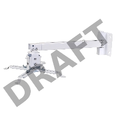 Кронштейн для проектора Cactus CS-VM-PRE01-WT белый макс.20кг настенный и потолочный поворот и наклон