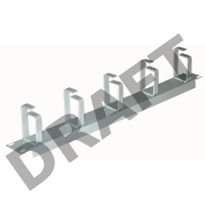 Кабельный органайзер Горизонтальный C3 Solutions CO-H G NT082307 односторонний кольца 1U шир.:19