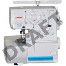 Оверлок Janome T-34 белый