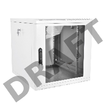 Шкаф телекоммуникационный настенный разборный 12U (600х650), съемные стенки, дверь стекло