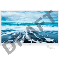 Телевизор YUNO ULM-24TCW112 белый. HD 1366 x 768, DVB-T2/DVB-C/ATV, 2 х 3 Вт