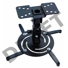 Кронштейн для проектора Cactus CS-VM-PR04-BK черный макс.10кг настенный и потолочный поворот и наклон