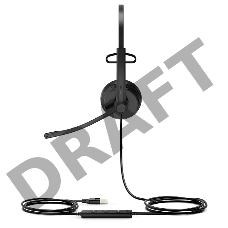 Гарнитура проводная Yealink UH34 Mono UC