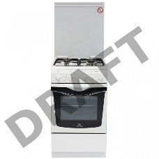 Плита Газовая De Luxe 506040.01г чр белый