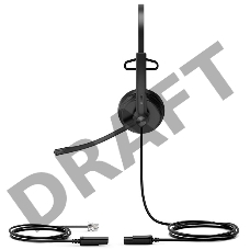 Гарнитура проводная Yealink YHS34 Mono